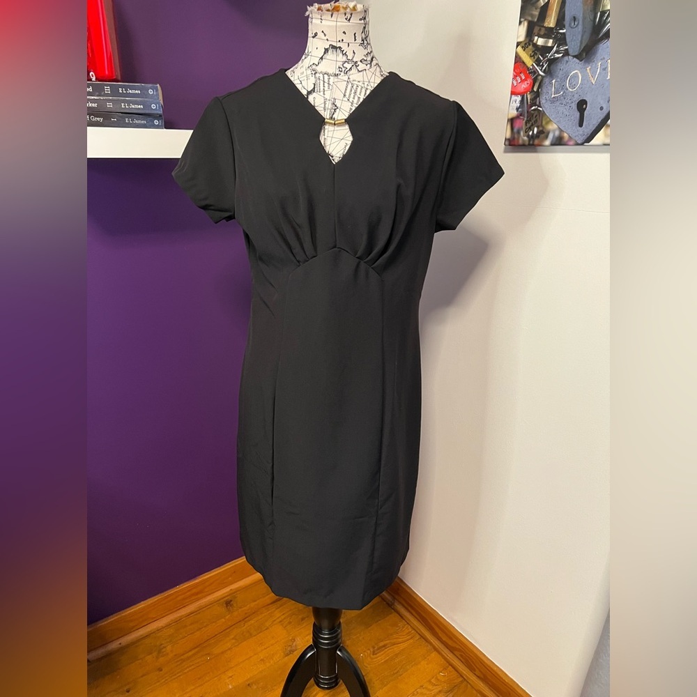 Anthony Richards Short Sleeve Little Black Dress
